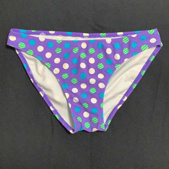 Purple Polkadot Bathing Suit Set - Picture 4 of 5